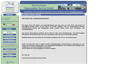 Desktop Screenshot of hausmeisterservice-zimmermann.de